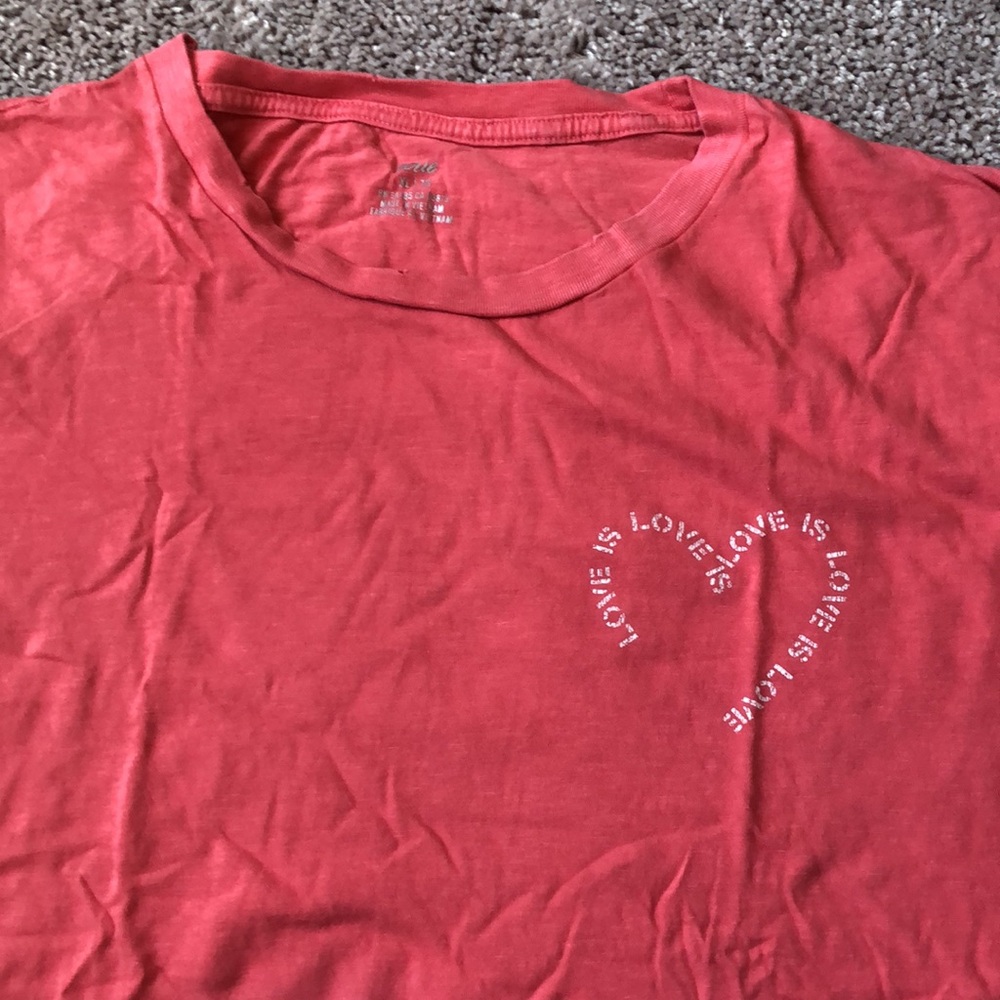 Aerie Distressed Boyfriend Tshirt - Picture 3 of 5
